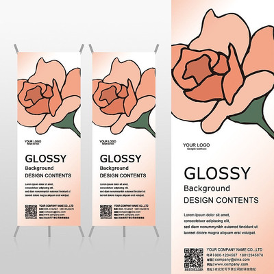 �����ɫõ�廨��Xչ�ܱ���psdģ�� PSD