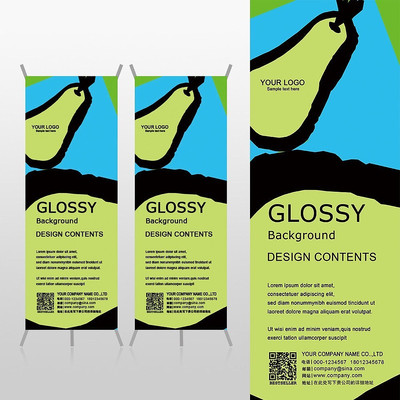 ����ɫˮ��Xչ�ܱ���psdģ�� PSD