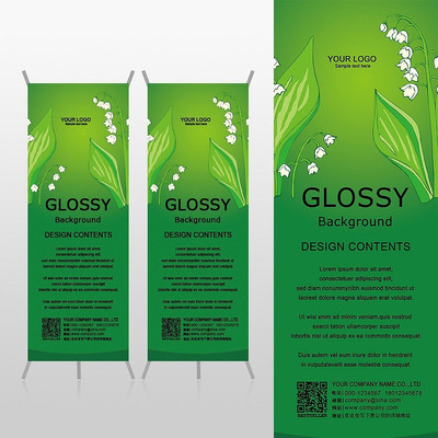 ��ɫ���仨��԰��ֲ���ά��Xչ�ܱ���psdģ�� PSD