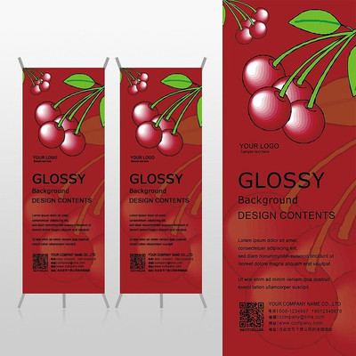 ӣ��ˮ��ũ��ƷXչ�ܱ���psdģ�� PSD