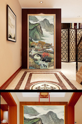 ����ɽˮ�����رڻ� PSD