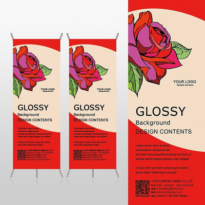 ��ɫõ�廨��Xչ�ܱ���psdģ�� PSD