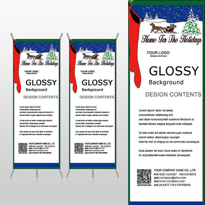 ��ɫ����ʥ����Xչ�ܱ���psdģ�� PSD