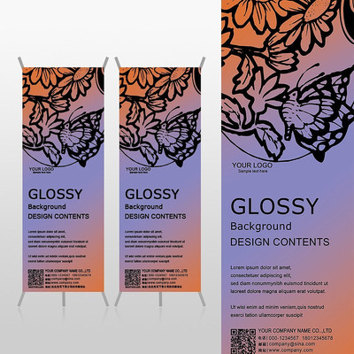 ��������֯Ʒ���մ���Xչ�ܱ���psdģ�� PSD