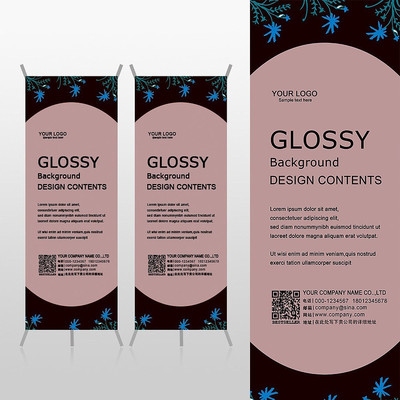 ��Բ��ɫ����Xչ�ܱ���psdģ�� PSD