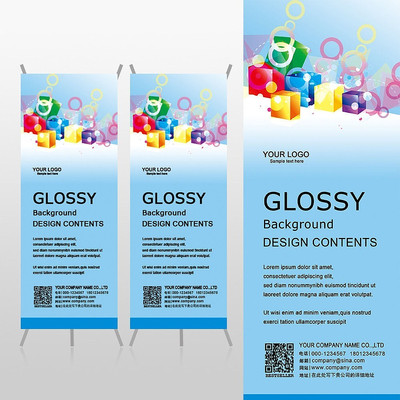 ��ɫ��Ʒ�껨�����Xչ�ܱ���psdģ�� PSD