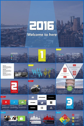 ��ɫ������Ŀ�᰸���PPTģ������