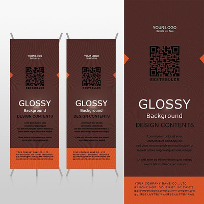 ����ɫ���ȵ��������ά��Xչ�ܱ���psdģ�� PSD