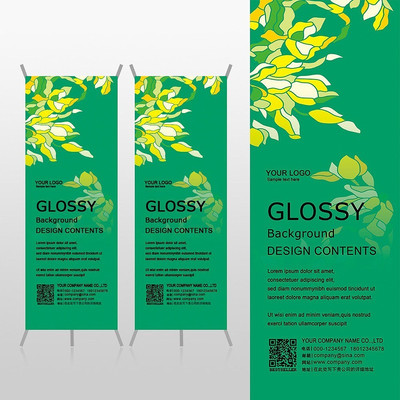 ���»ư�Ҷ�ӻ�����ɫ����Xչ�ܱ���psdģ�� PSD