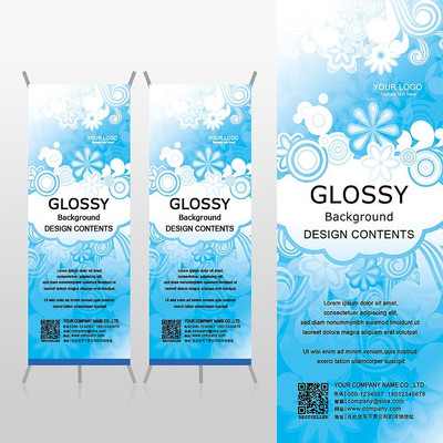 Ѥ����������ˮ����ĿXչ�ܱ���psdģ�� PSD