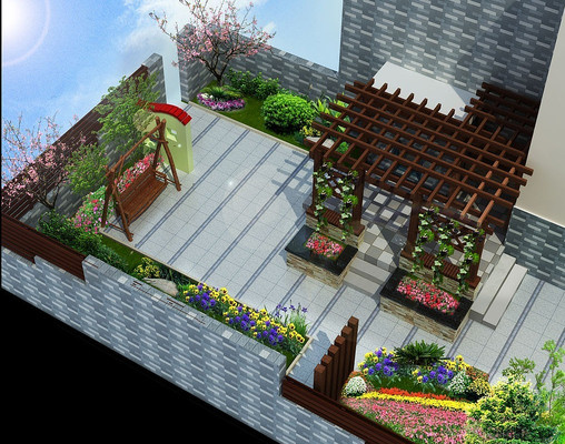 3D����ͥԺģ�� max