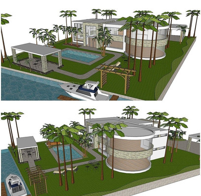 ��������ͥԺС��԰09 skp