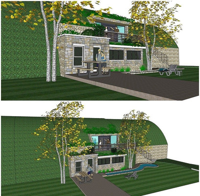 ��ɫֲ��ݵر���ͥԺС��԰SUģ�� skp