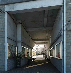 ��ʽ¥�¹���3D���ģ���ز�����