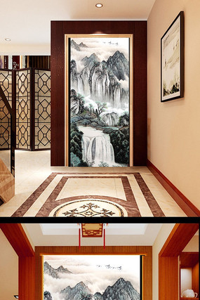 ����ˮī���羰������ PSD