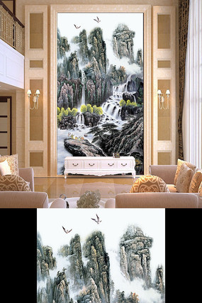 ɽˮ�����羰������ PSD