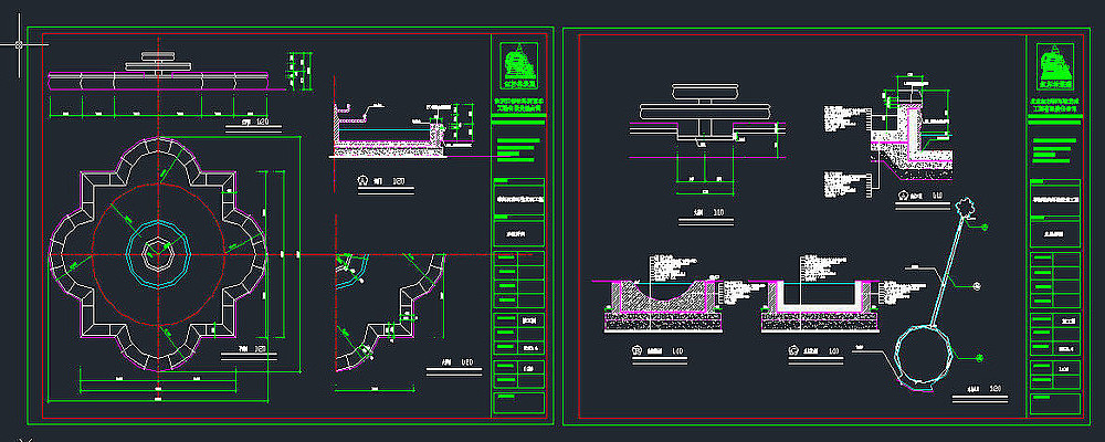 ����ˮ��CAD�ز� dwg