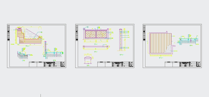 �ӵ�ľƽ̨����CAD�ز� dwg