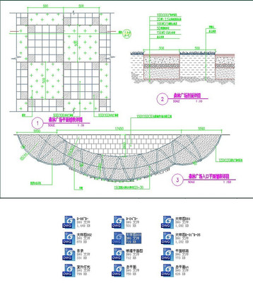 �̻�ȫ��ʩ��ͼCAD�ز� dwg