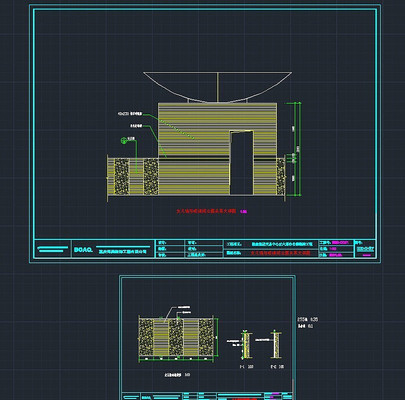 Ů��ǽ���CAD�ز� dwg