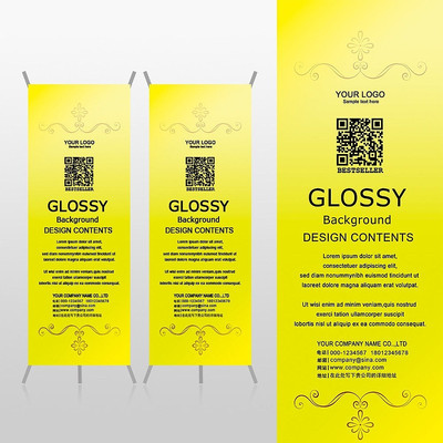 ����ɫ��໨�ƶ�ά��Xչ�ܱ���psdģ�� PSD