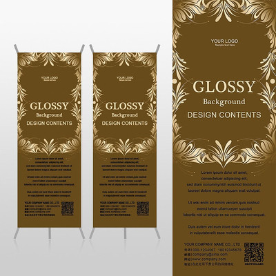 �ߵ���ɫ�߿�Ҿ�װ��Xչ�ܱ���psdģ�� PSD