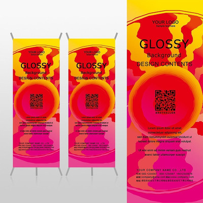 ��ů��ɫ��ά�뼾�ڷ�װxչ�ܱ���psdģ�� PSD