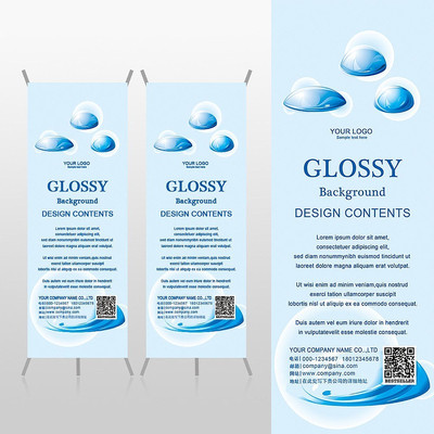 ��Լ����ɫˮ�����񻷱�xչ�ܱ���psdģ�� PSD