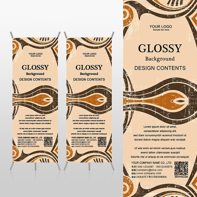 ����ɫ����������װ��Ʒ�����ղ�Xչ�ܱ���psdģ�� PSD