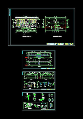 �ִ������������������ȫ��ͼֽCAD�ز� dwg