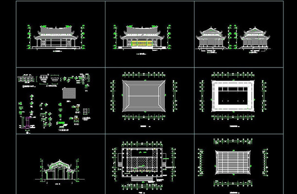 ���ܴ��ȫ�����ʩ��ͼֽCAD�ز� dwg