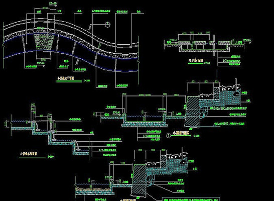 ����ˮ�ؾ���СƷ���ͼCAD�ز� dwg