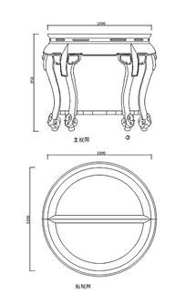 �����ľ�񻨰�Բ��CAD�ز�