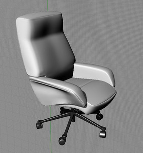 休闲办公椅 3d模型