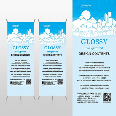 �����ɫѩɽ������������Xչ�ܱ���psdģ�� PSD