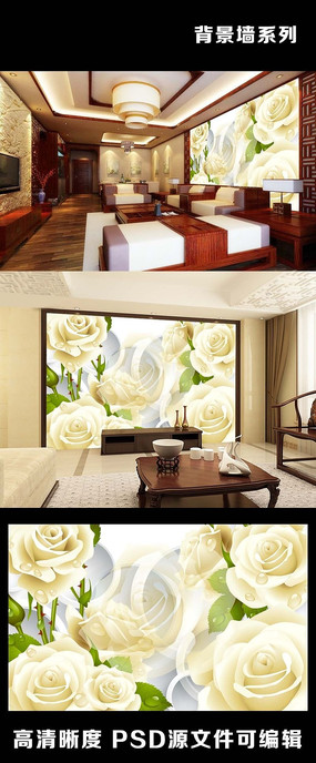 3d�����Լ��ɫõ�廨����ǽ