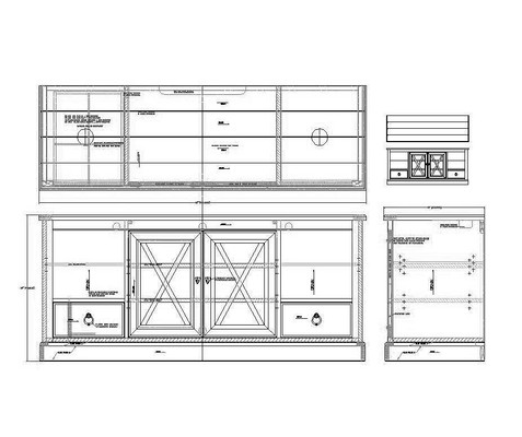 ��ʽ�๦�ܵ��ӹ�CAD�ز� dwg