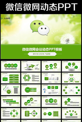 微信微商网络营销年终总结新年计划PPT pptx