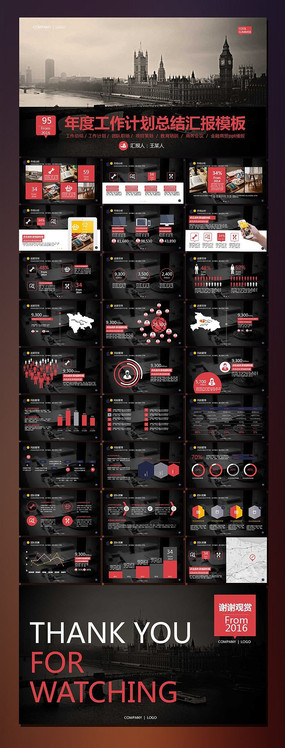 �߶˴��������ܽ�㱨pptģ��