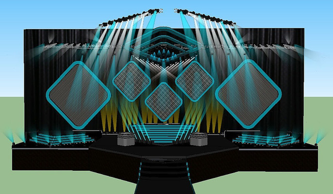 ��̨�����������SU��ͼ��ʦskpģ��