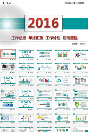 ŷ�����������ܽṤ���㱨PPTģ��