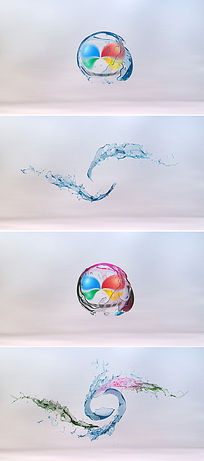 ɫˮתܺlogoչʾaeģ