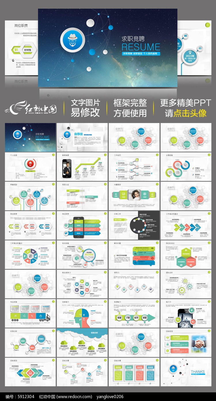 ΢����2016��Ƹ��ְ���˼�����ְ���涯̬ppt