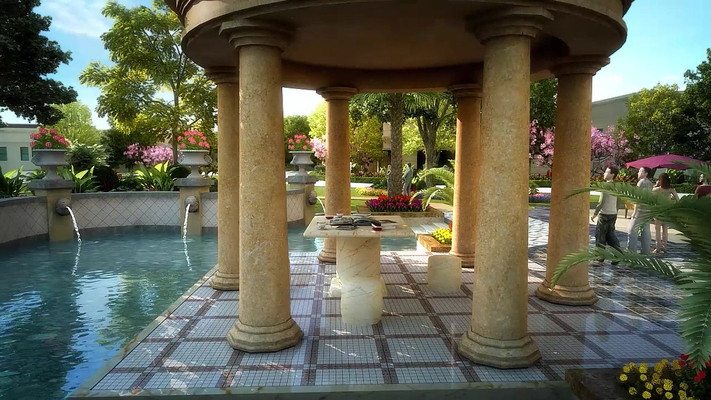 房产园区三维视频素材 房产园区三维视频素材