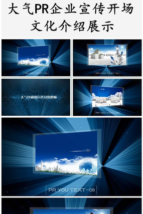 ����PR��ҵ����Ƭͷģ��