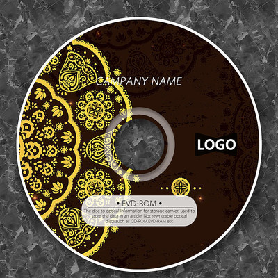 ����ɫ���Ż���CD��� PSD