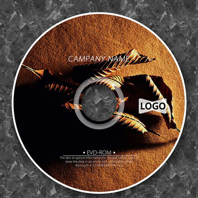 ��ɫ��Ҷ����CD���� PSD