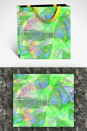 ����ɫ��Ҷ��·�����ģ�� PSD