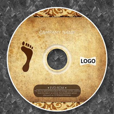 ��ɫ��ӡ�ŵ仨��CD��ֽ��� PSD