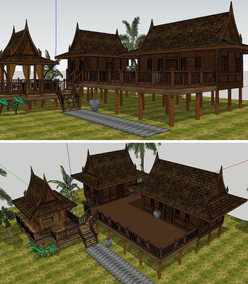 ��������ӽ�����ͼ��ʦSUģ�� skp